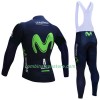 Combinaison Cycliste M/L + Collant à Bretelles 2017 Movistar Team Femme N001